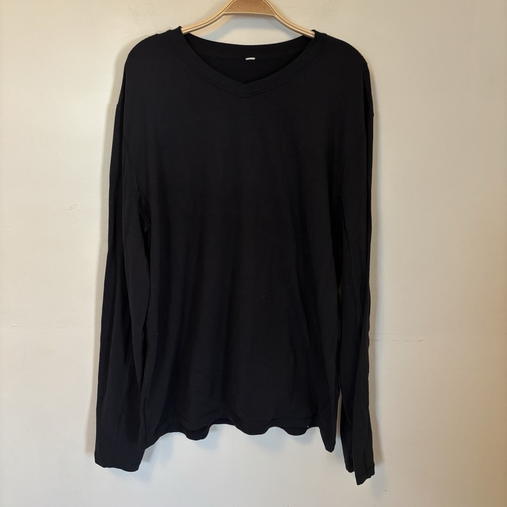 Lululemon Men's Speed Long Sleeve Tee‎ Shirt XL Classic Black